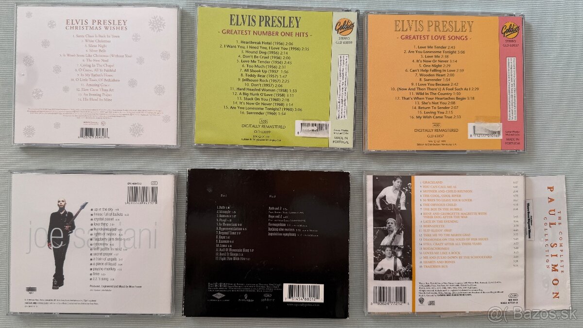 Cdčka Elvis,Apocalyptica,Paul Simon a Joe Satriani - 2
