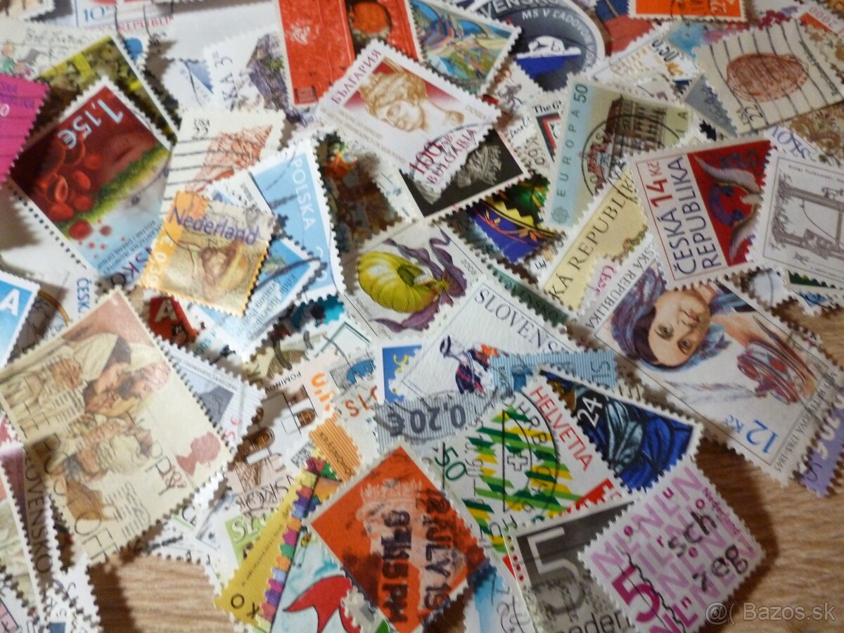 znamky mix 890ks - 2