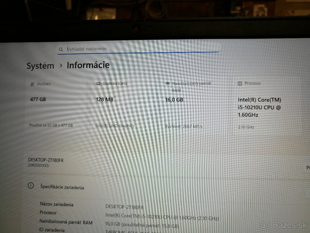 Lenovo E15. i5-10210U. 15,6 FHD. 16 GB. NVMe 512 GB. - 2