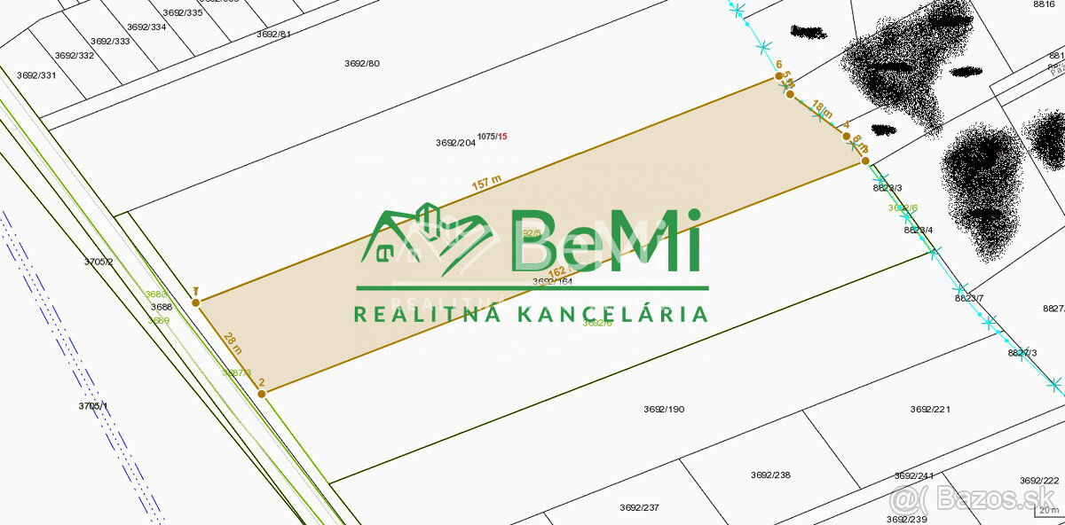 EXKLUZÍVNE - Na predaj investičný pozemok Nitra. 4316 m2 - 2