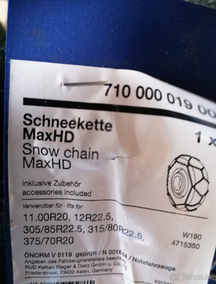 Snehové reťaze na nákladné auto - 2