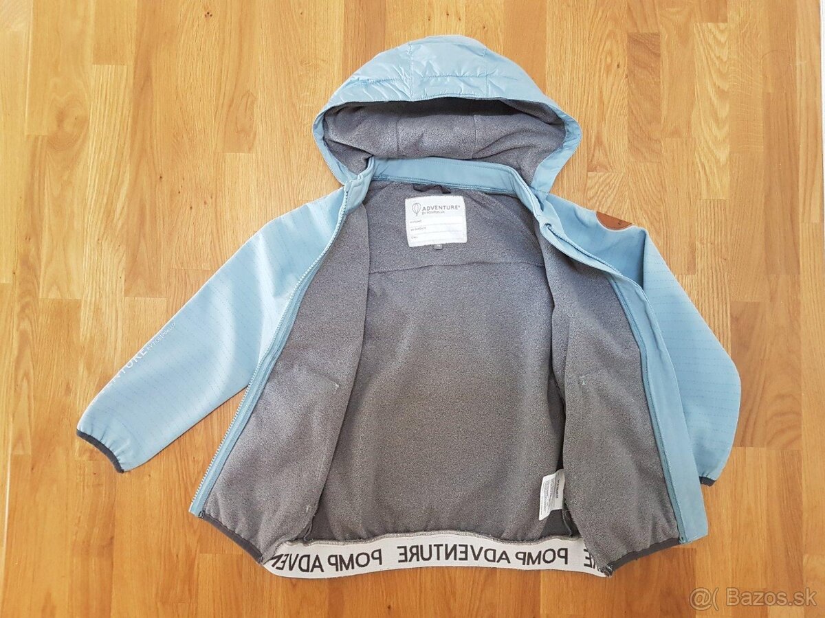 Detská softshell bunda POMPdeLUX, 116 - 2