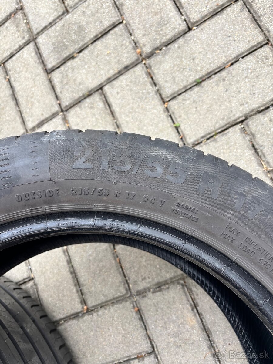 Continental EcoContact5/215/55r17 letné - 2