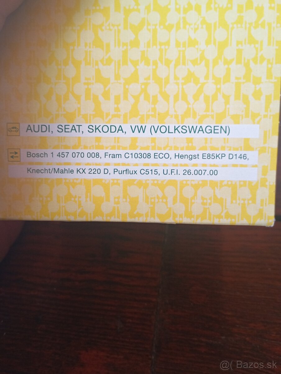 Palivový filter Man - 2