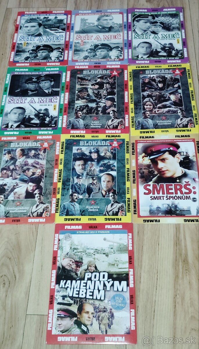 130 ks DVD vojnový - 2