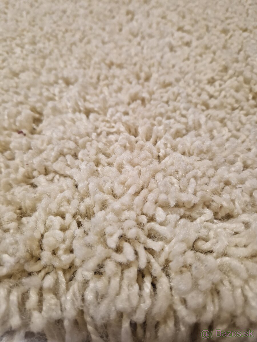 Ovalny koberec dlhy vlas 150x80cm - 2