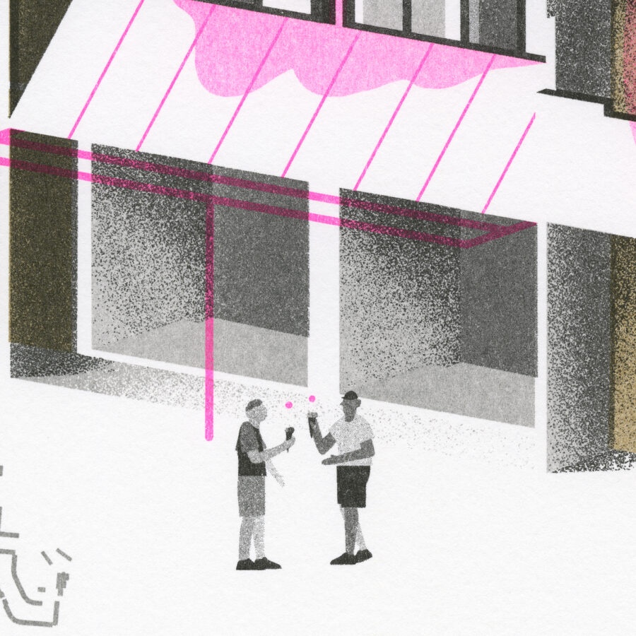 grafika Čierne diery - 2