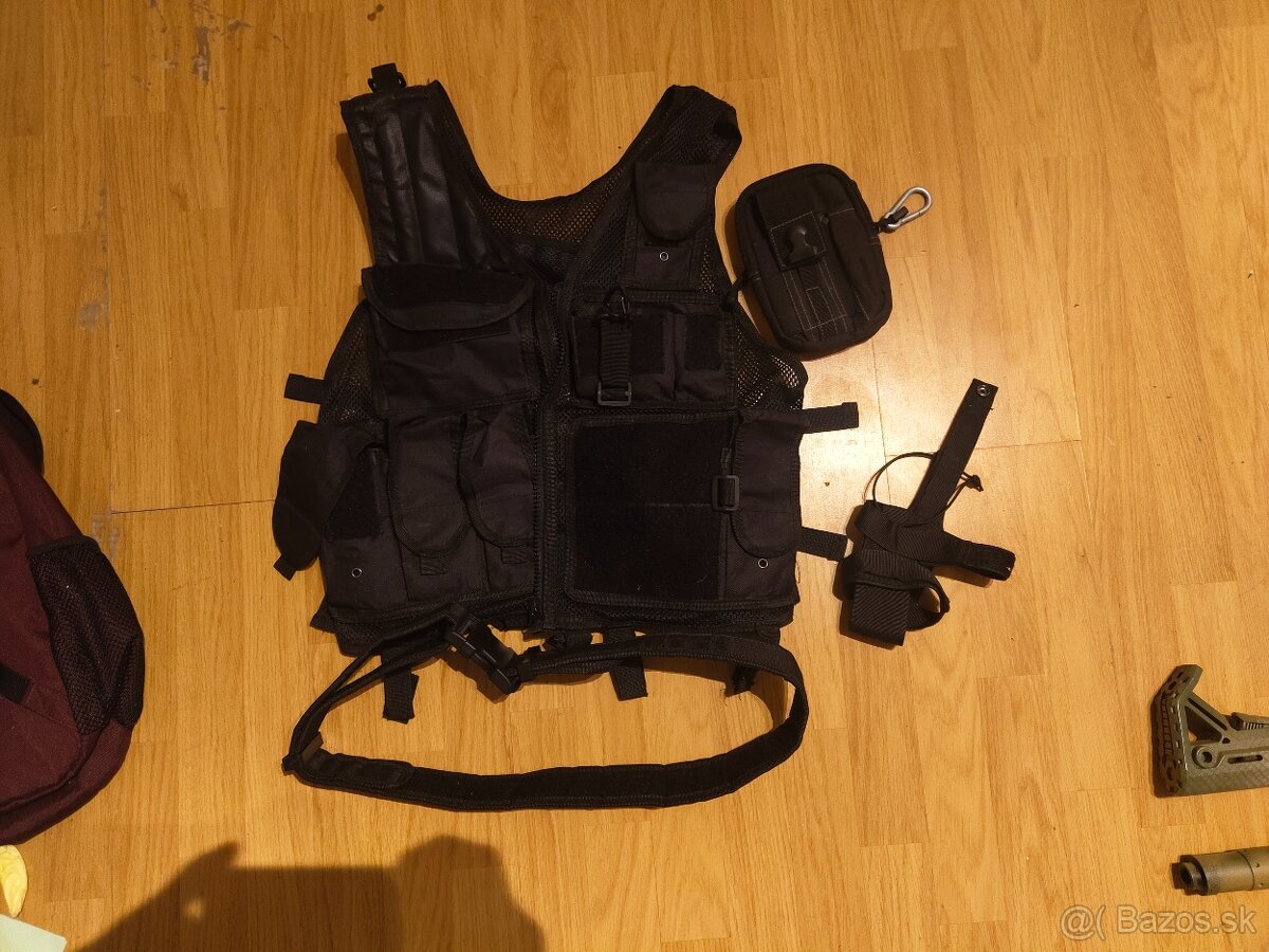 Airsoft M4 celokov + vesta - 2