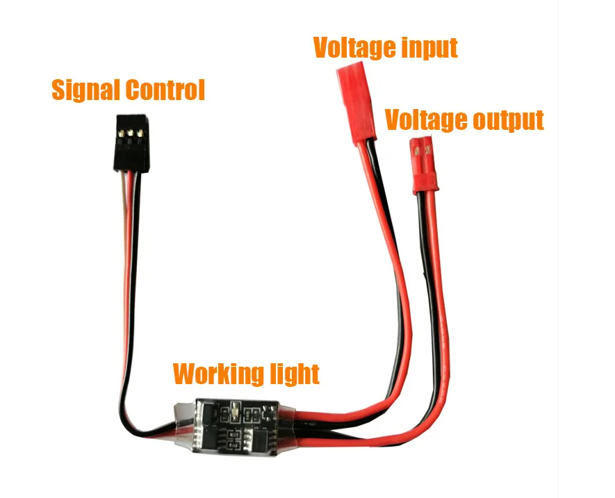 Elektronický spínač pre napätie 3-30V, 20A - 2