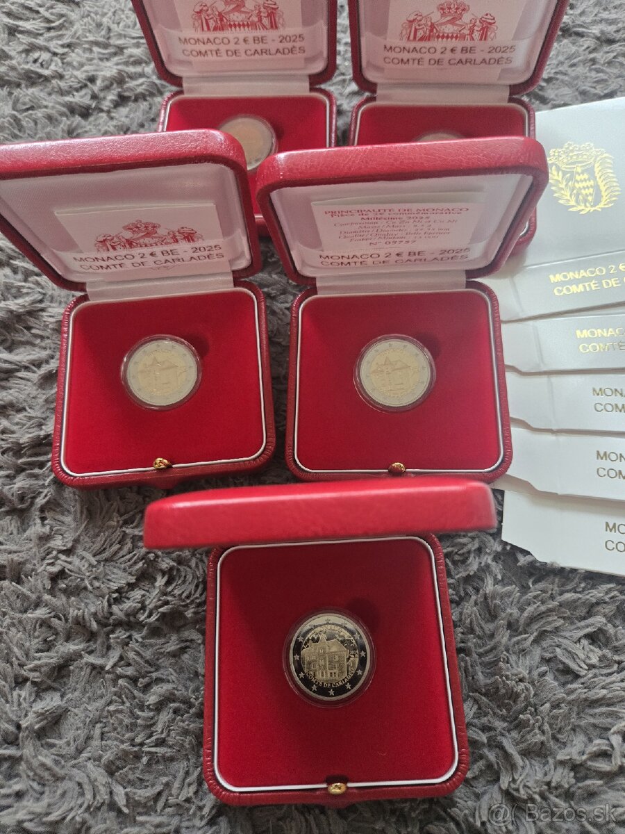 Monako 2025 Proof, posledné kusy - 2