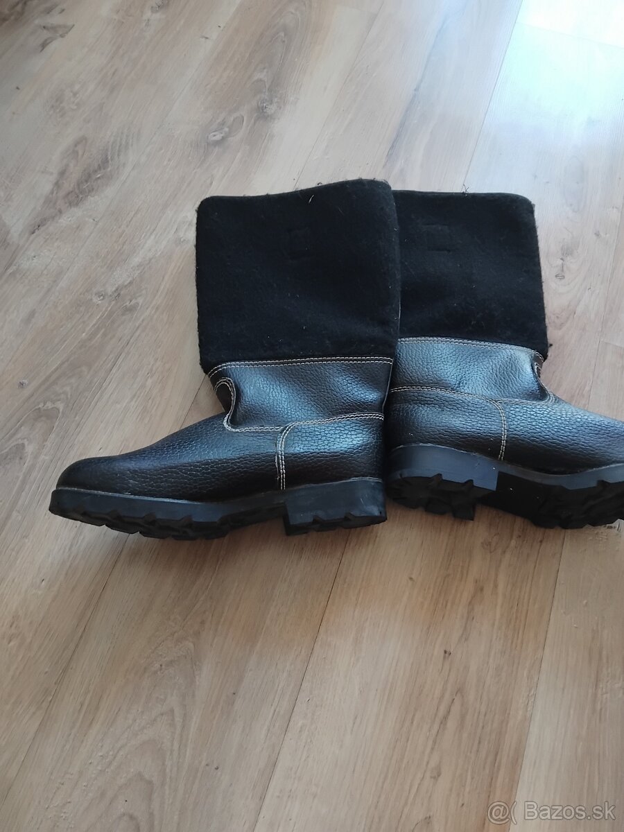 Pracovne kožené čižmy - 2