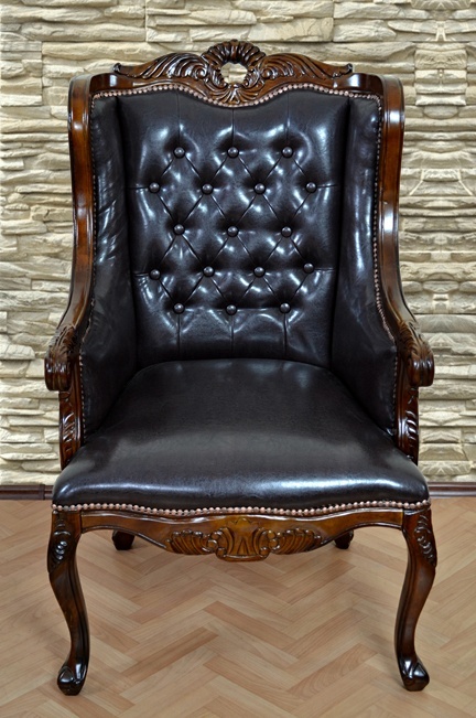 Kreslo v štýle chesterfield - 2