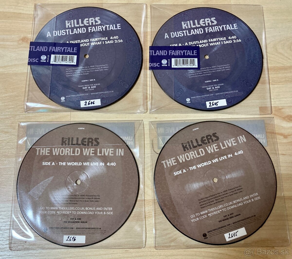 The Killers - 7" LP - Picture Disc - číslovaná edice - Nové - 2