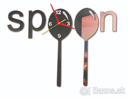 Štýlové nástenné hodiny SPOON - Boston - 2