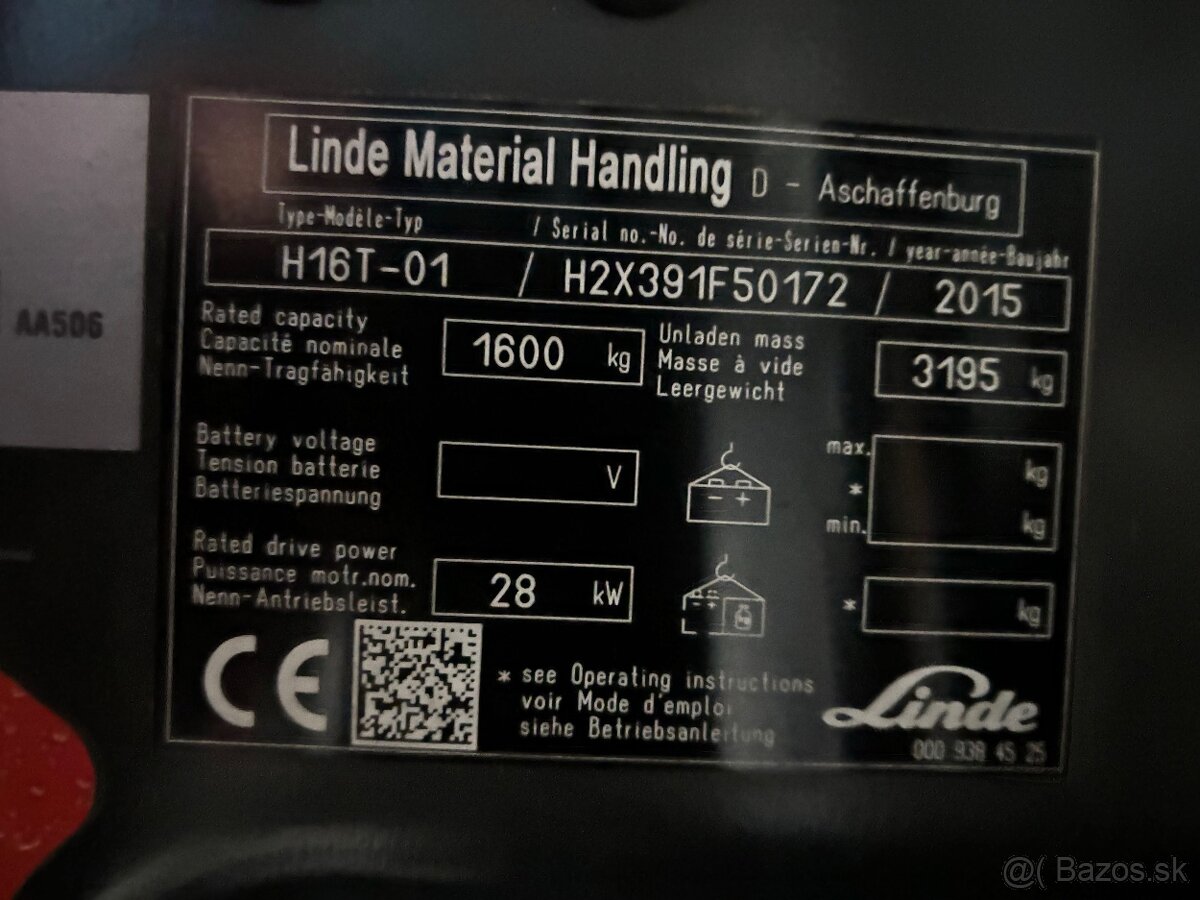 Linde h16t-1 evo - 2