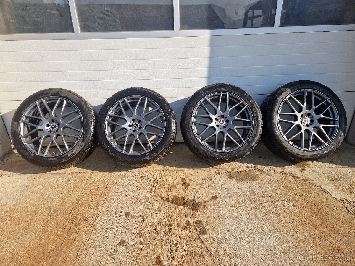 Sada 22" Mercedes disky + zimní pneu Continental WinterCont - 2
