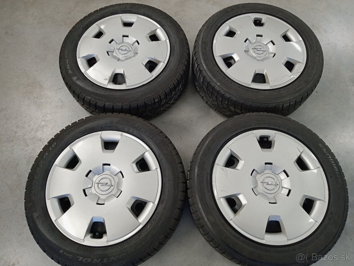 4ks zimne kolesa 4x100 R16 6,5J ET37 OPEL ASTRA H - 2