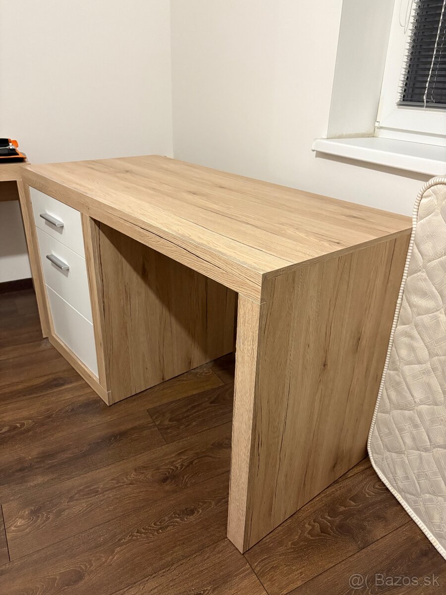 2x kancelársky stôl so šuflíkmi - 2