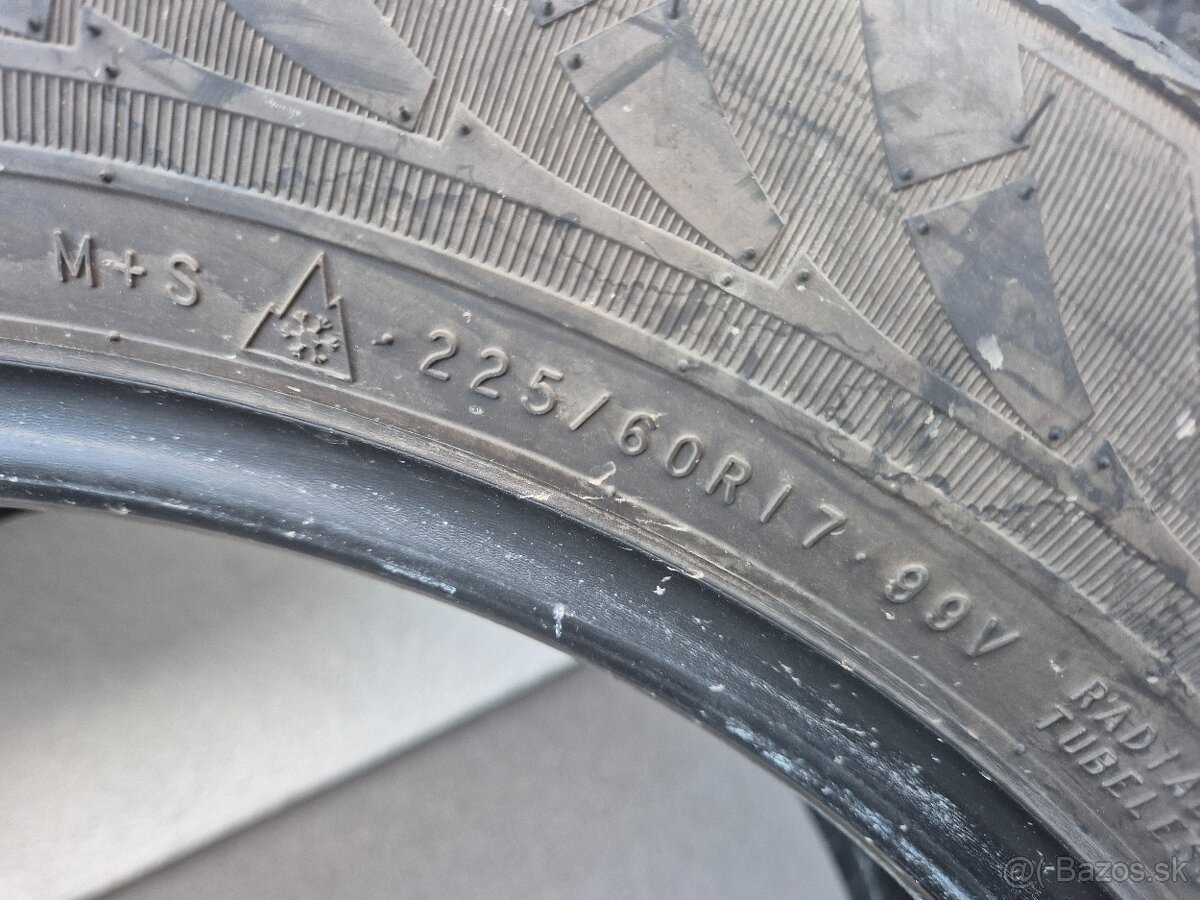 225/60 r17 zimné pneumatiky - 2