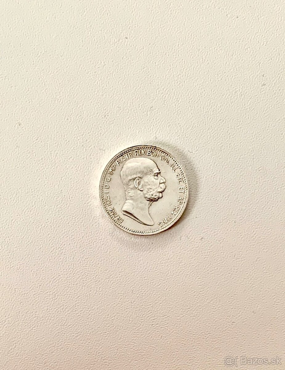 1 Koruna - Rakusko/Uhorsko 1908 - 2