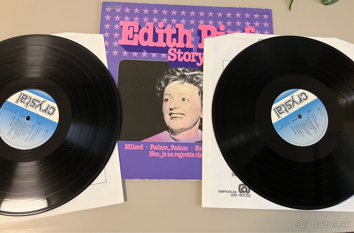 2LP Edith Piaf - Edith Piaf Story - 2