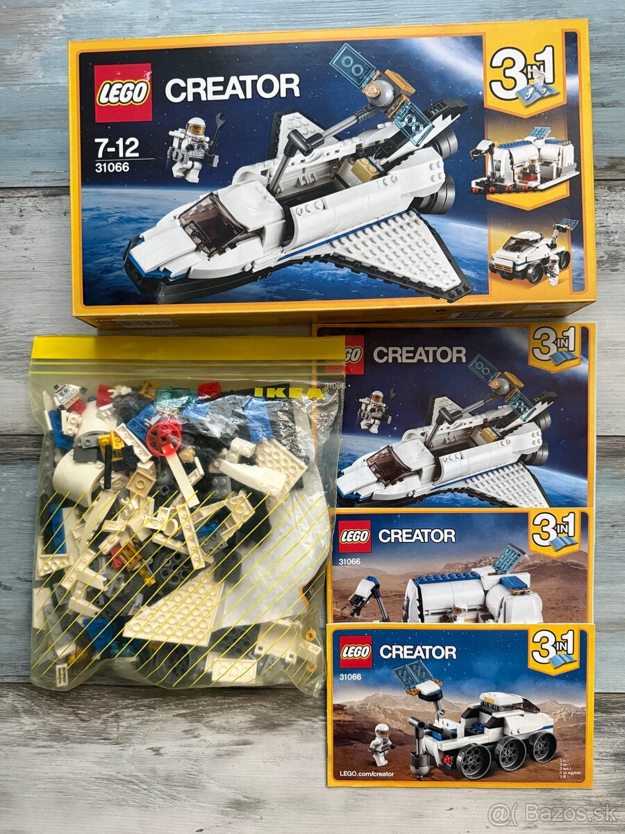 Lego CREATOR - Raketoplán 31066 - 2