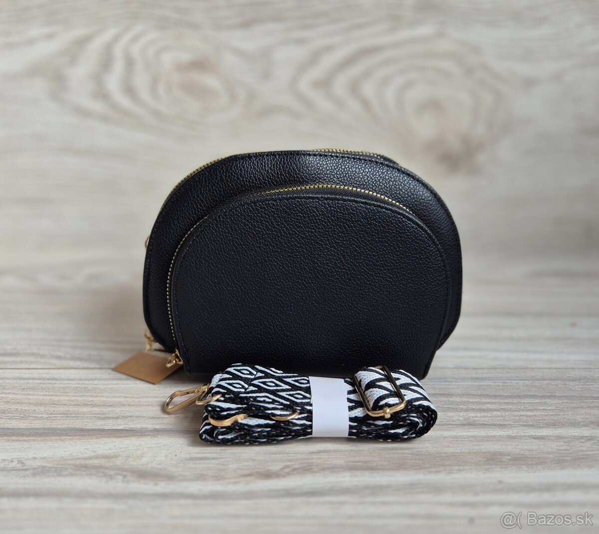 Čierna crossbody kabelka - 2