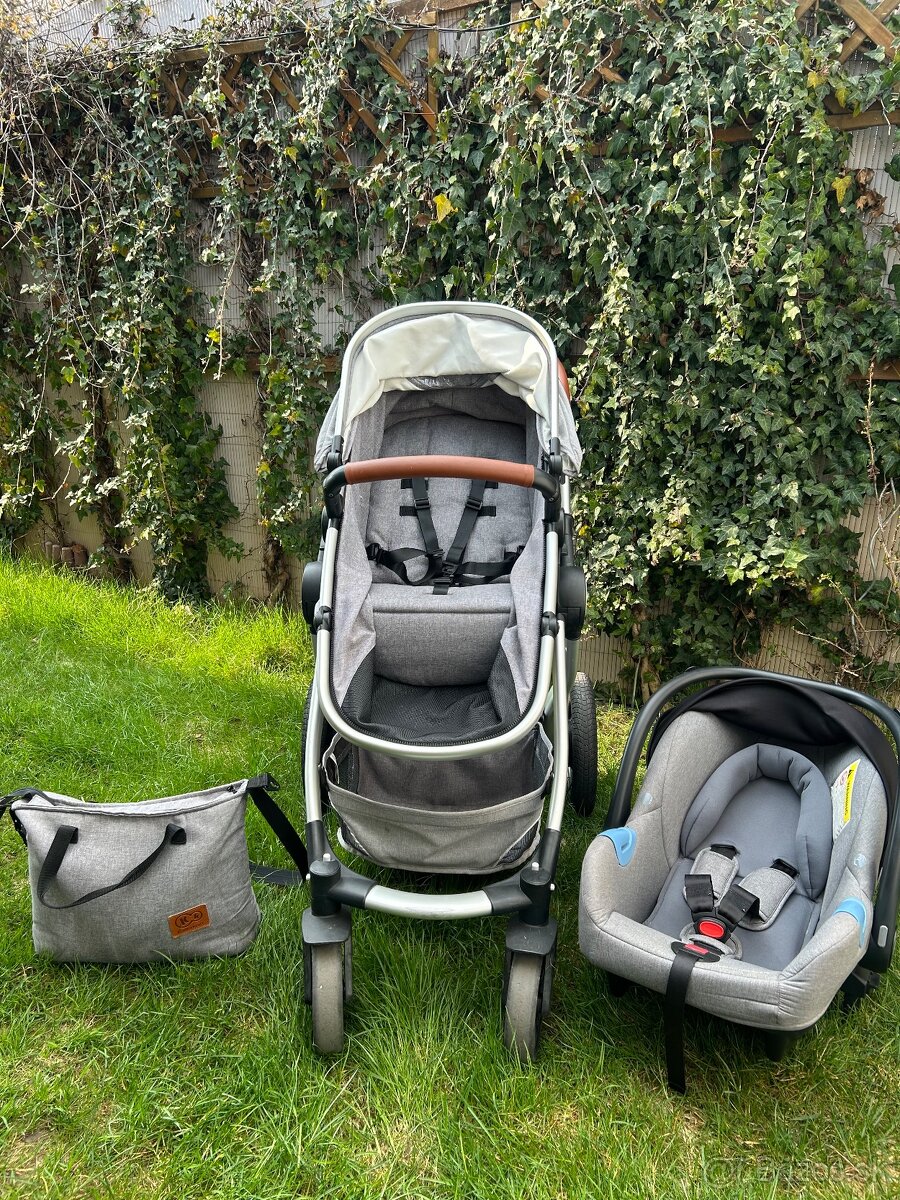 Kočík Kinderkraft Veo 3v1 grey - 2
