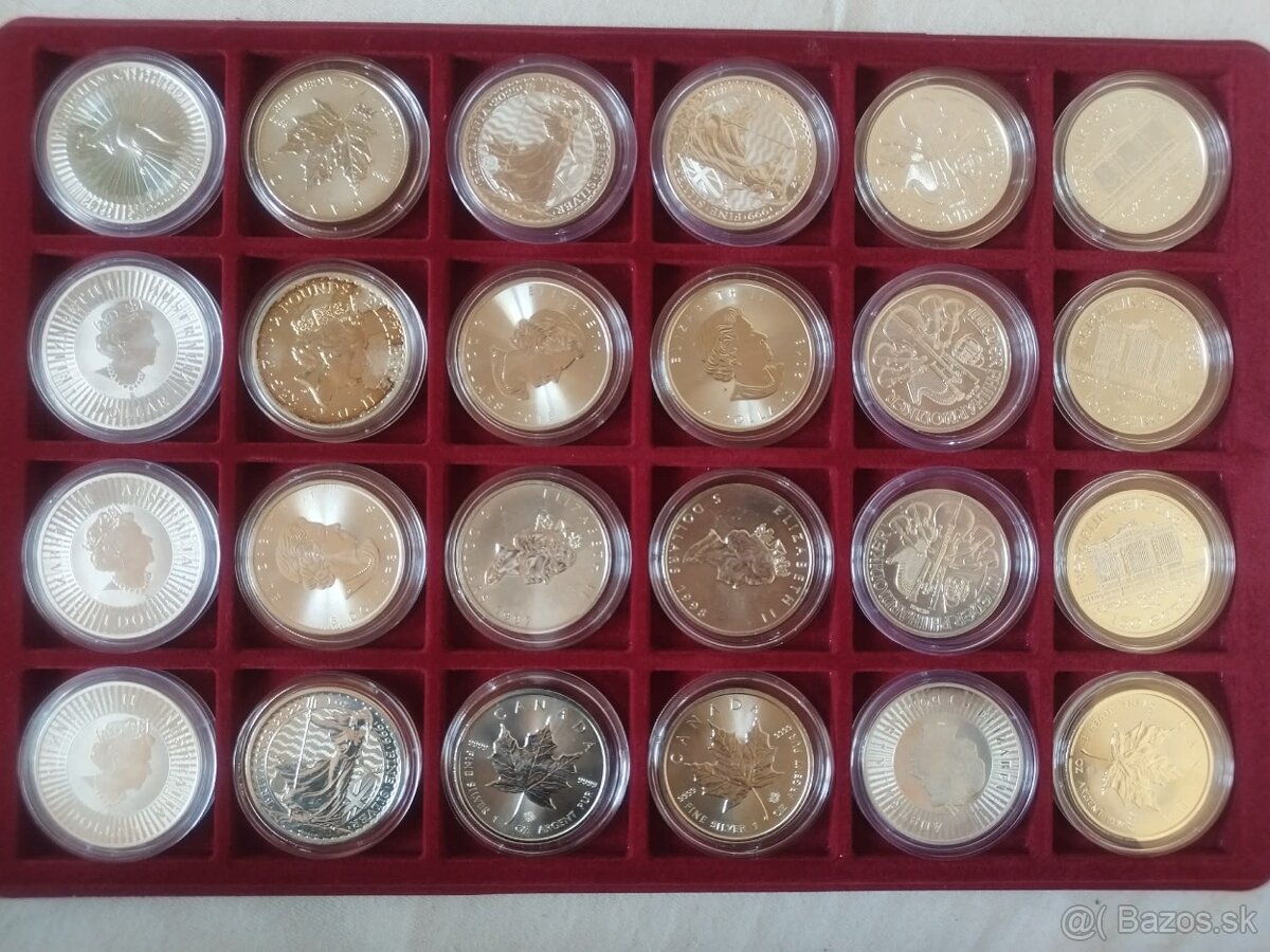 Investičné striebro 1Oz mince - 2