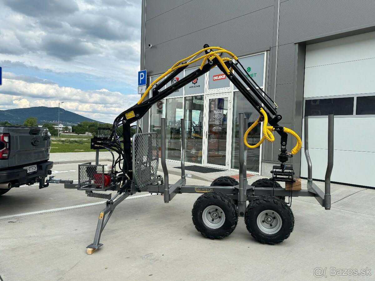 Vývozka - príves na drevo JANSEN HRW-30 3T - 2