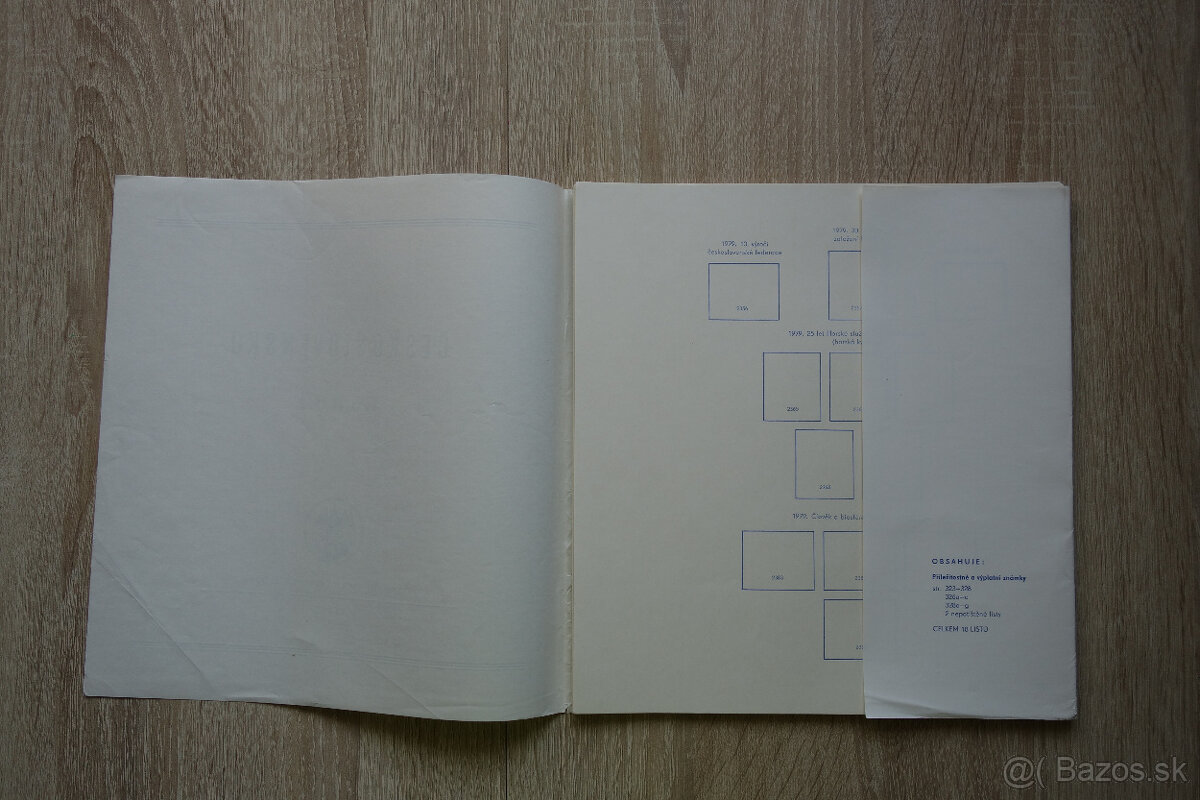 Albumové listy Pofis: Československo 1979 - 2