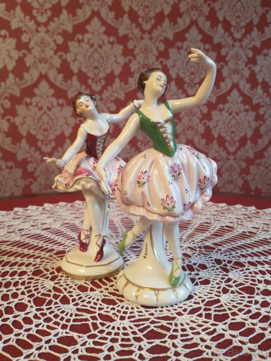 Porcelánové baletky Volkstedt - 2