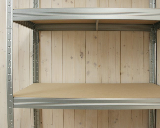 Pozinkované regále 180x90x40 cm, nosnosť 875kg, 5 policové - 2