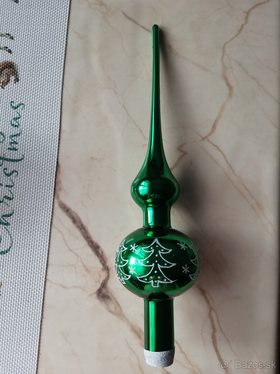 Vianocny špic sklenený Okrasa Čadca - 2