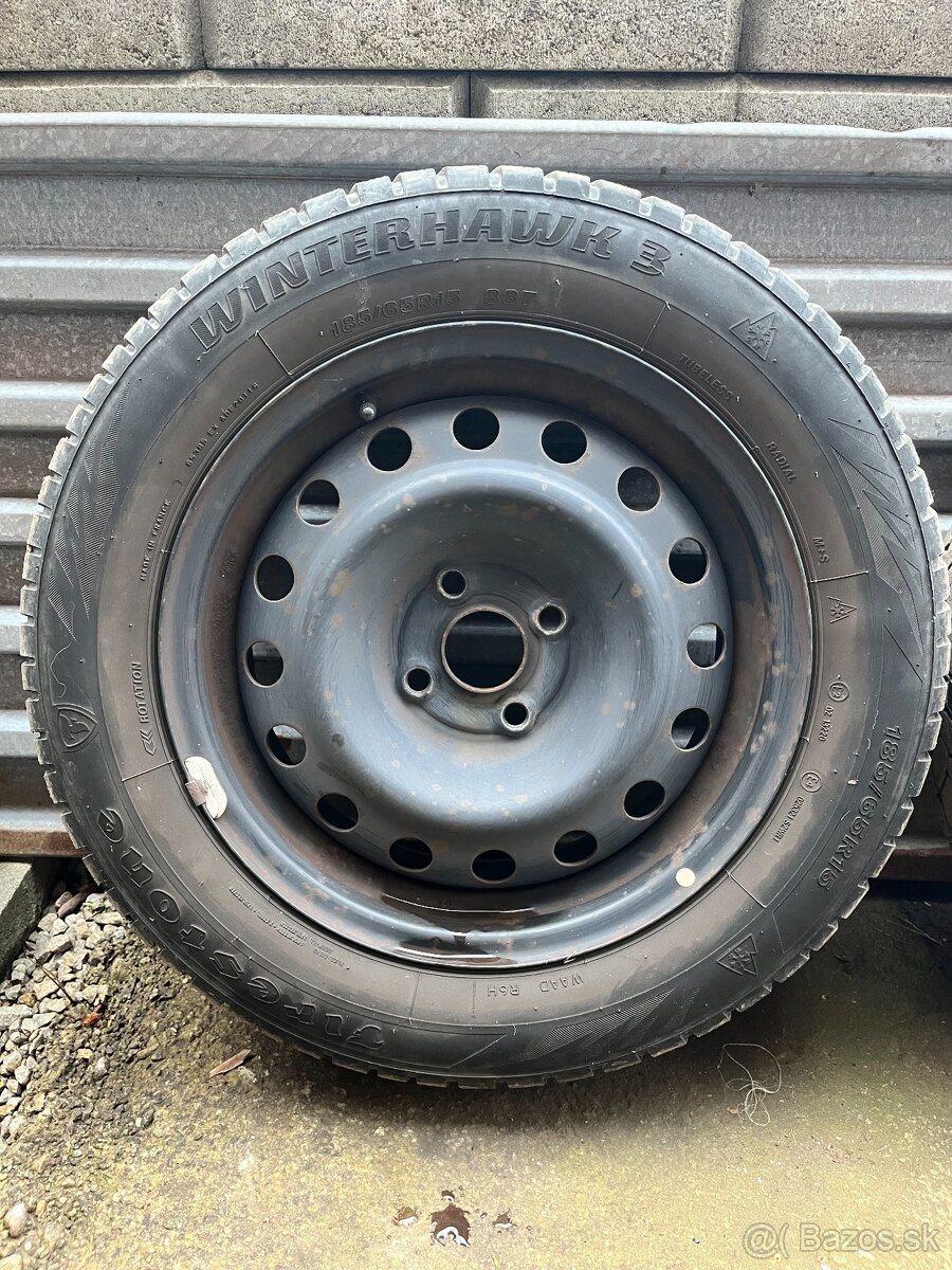 Disky + Zimné pneu R15, Kia Hyundai - 2