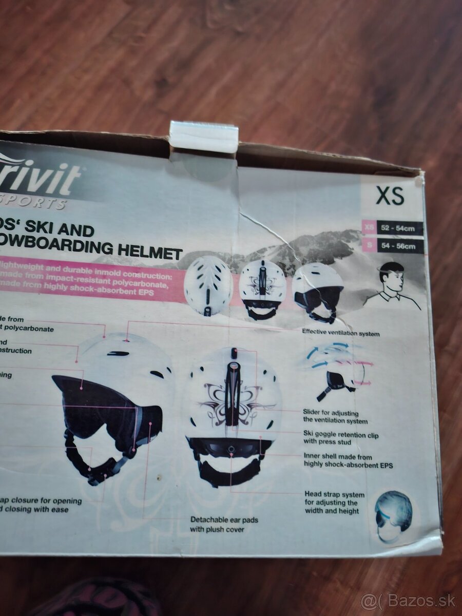 Lyžiarska prilba v.XS, zn.Crivit - 2