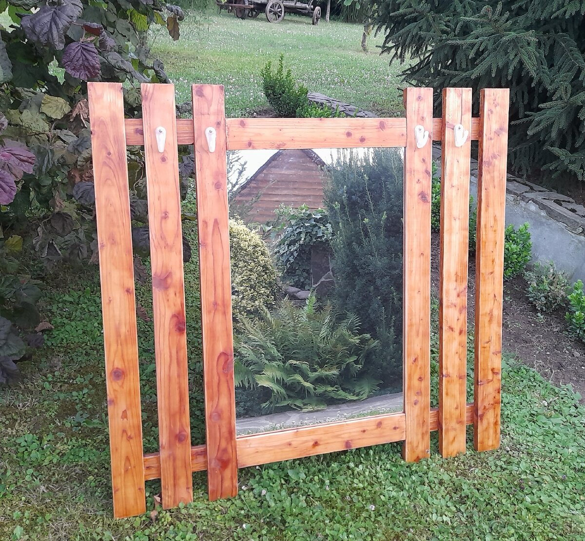 Na chalupu vešiak+zrkadlo - 2