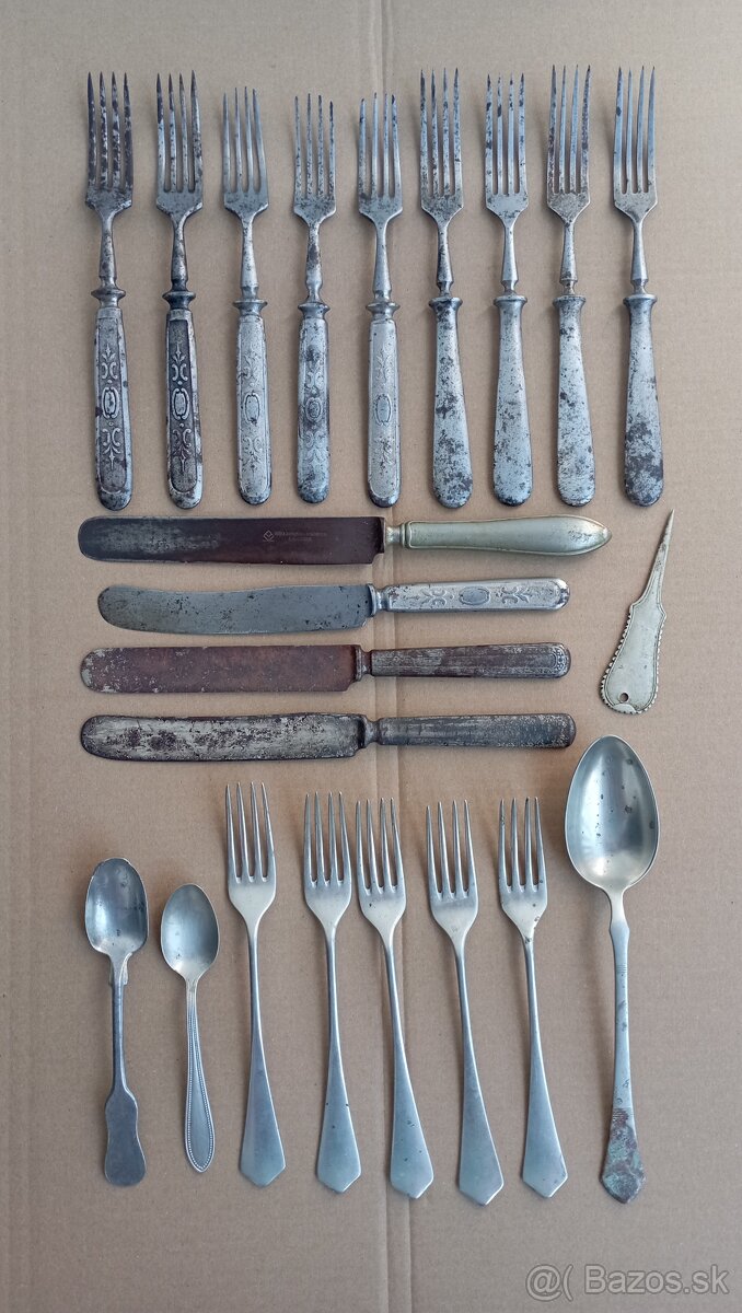 Starožitný príbor... starý - 2