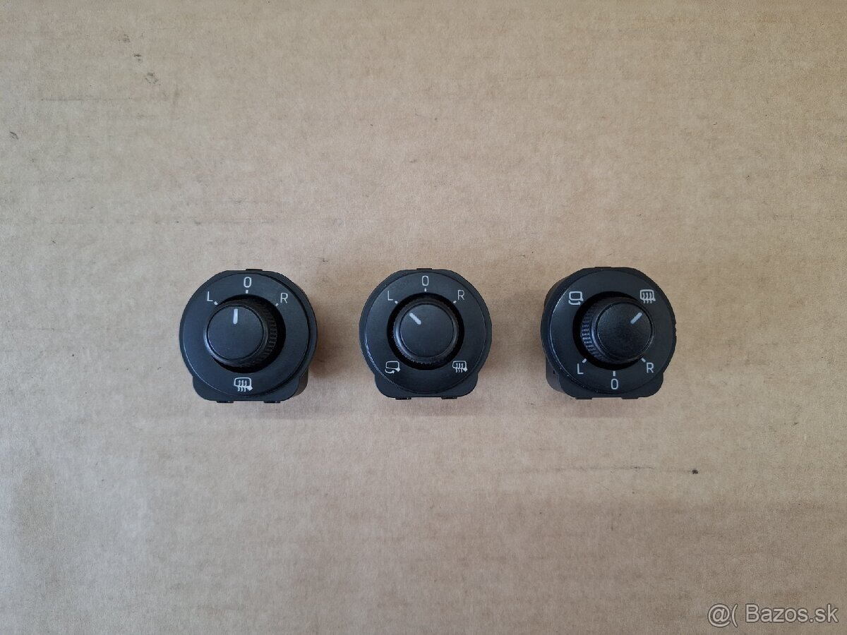 ovládanie zrkadla Superb 3, Octavia 3 - 2