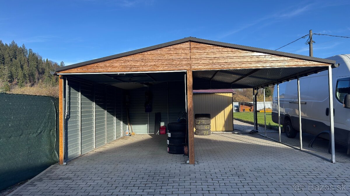 Plechová montovaná garáž PREMIUM - 2