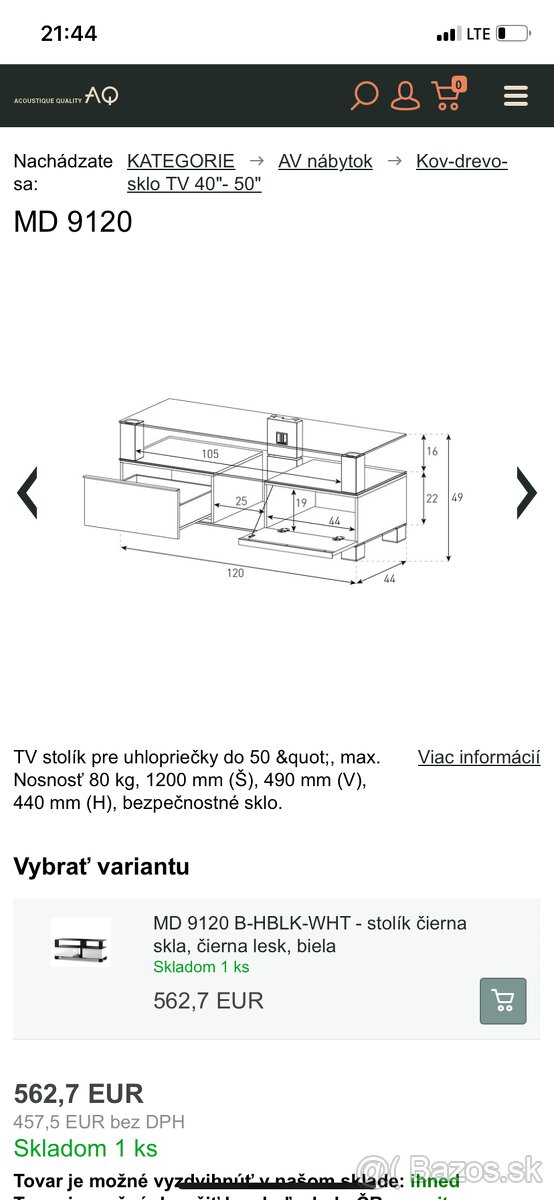 Stolík pod TV - 2