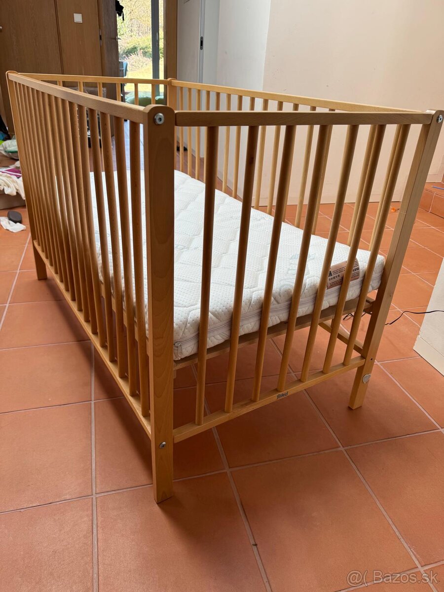 Buková postielka 60x120 - 2