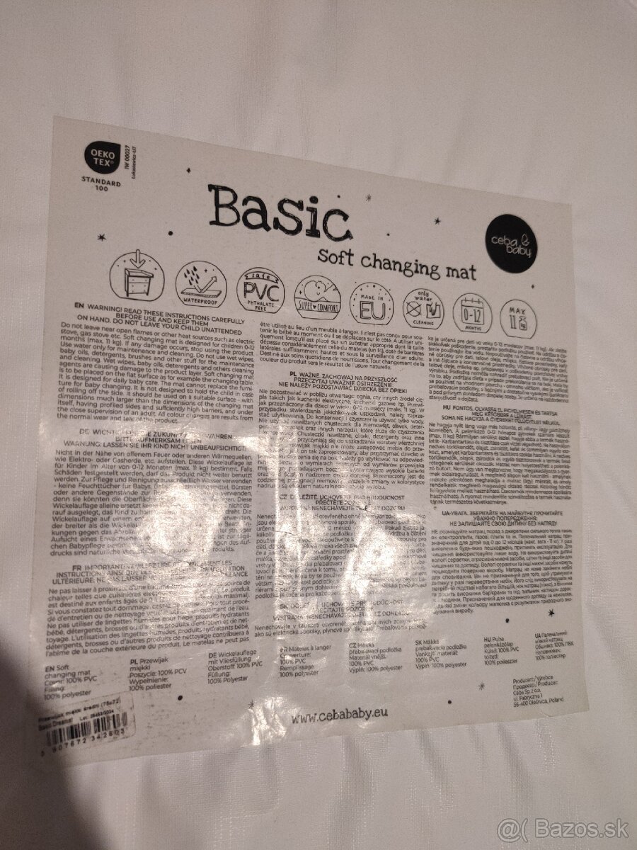 Prebaľovacia podložka - 2