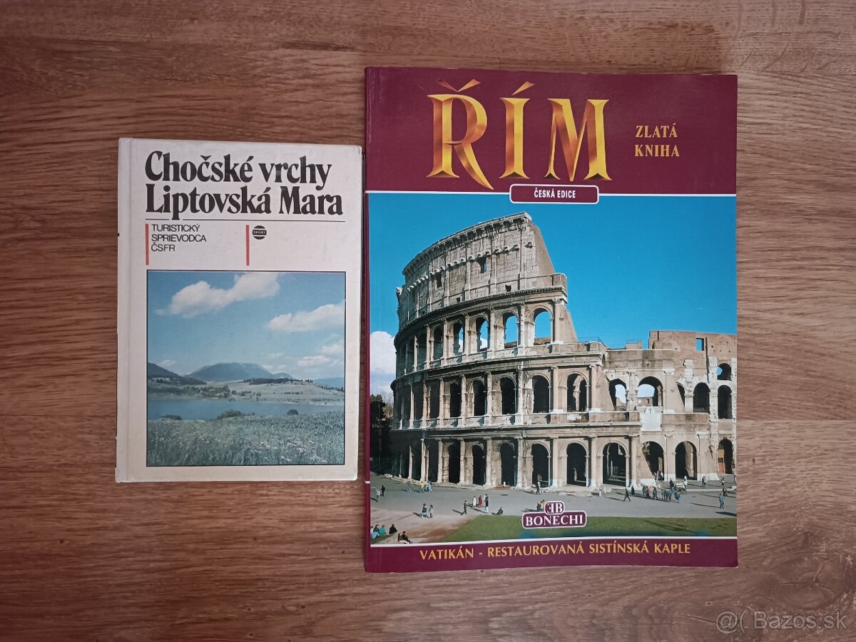 Knihy Tatry, Liptovská Mara, Chočské vrchy, Řím - 2