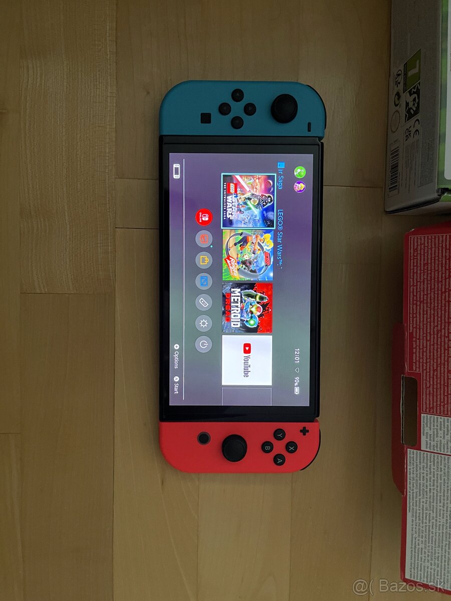 Nintendo Switch OLED – ako nové, komplet príslušenstvo + hry - 2