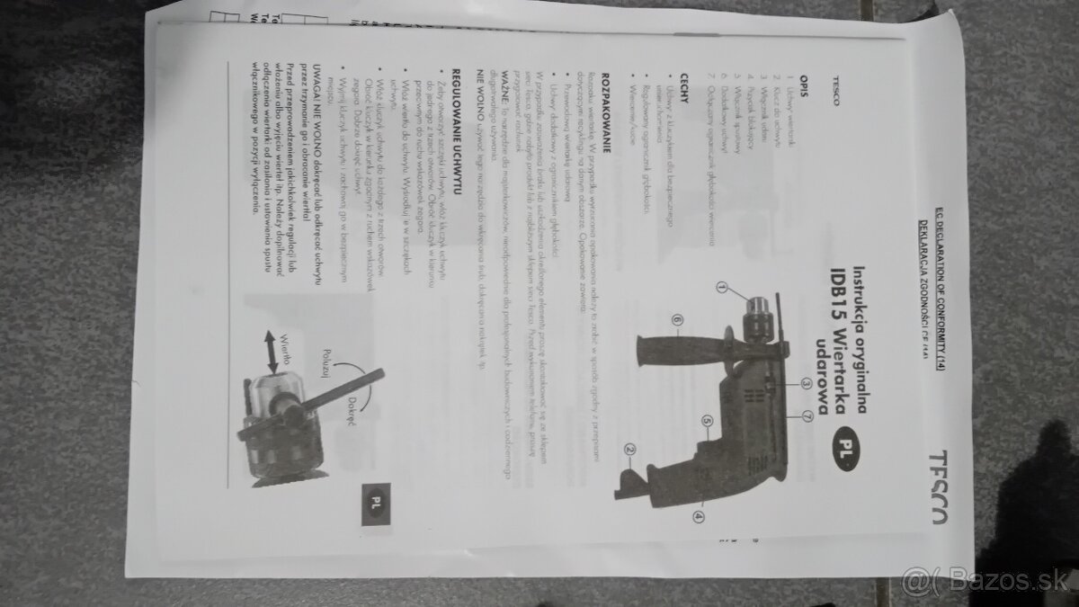 Príklepová vŕtačka IMPACT DRILL 500W - 2