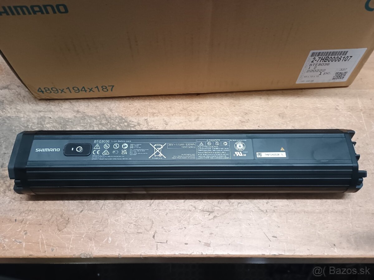 Nová bateria Shimano Steps BT-E8036 630Wh - 2