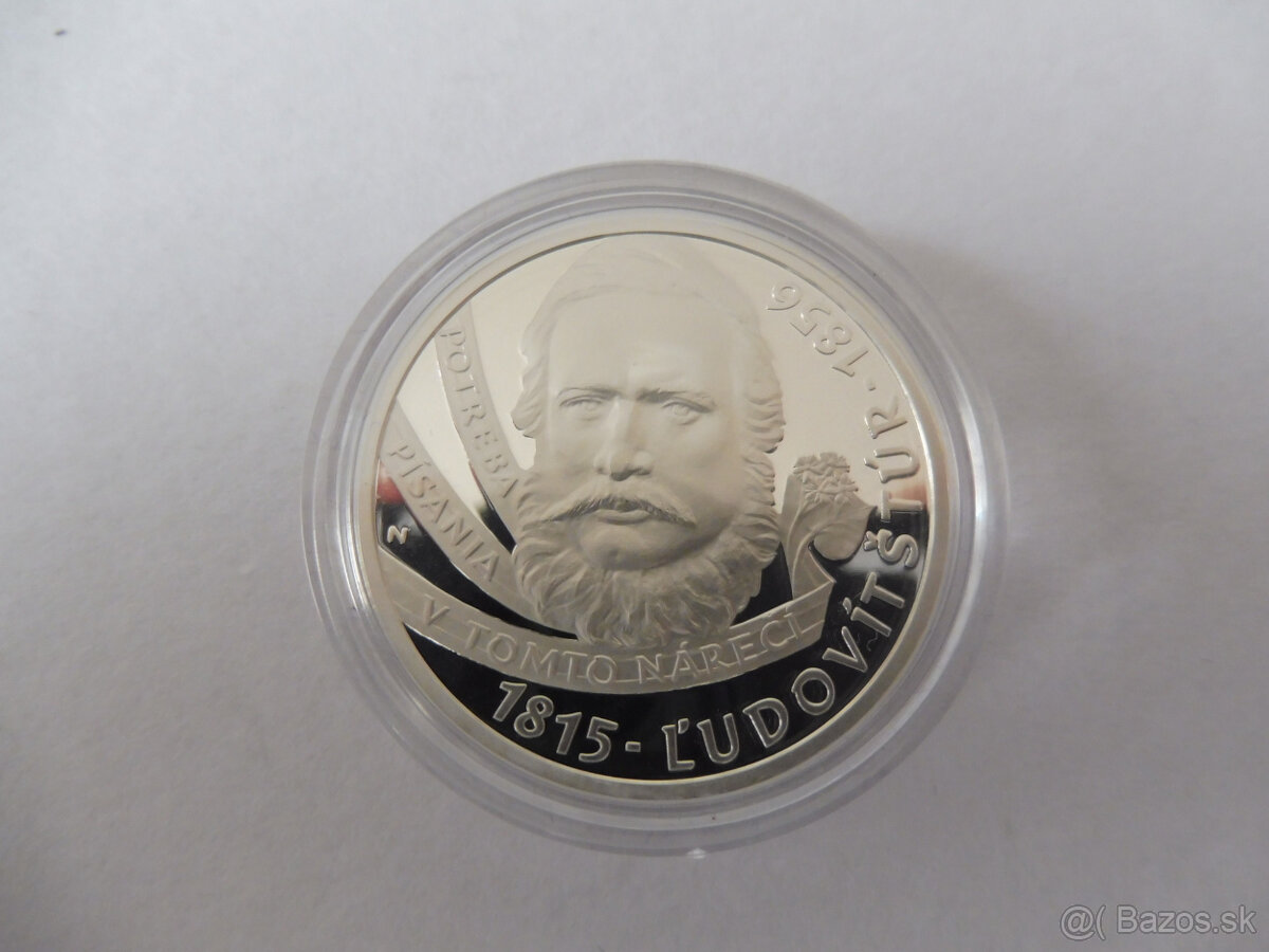 10 eur Ľudovít Štúr, proof - 2