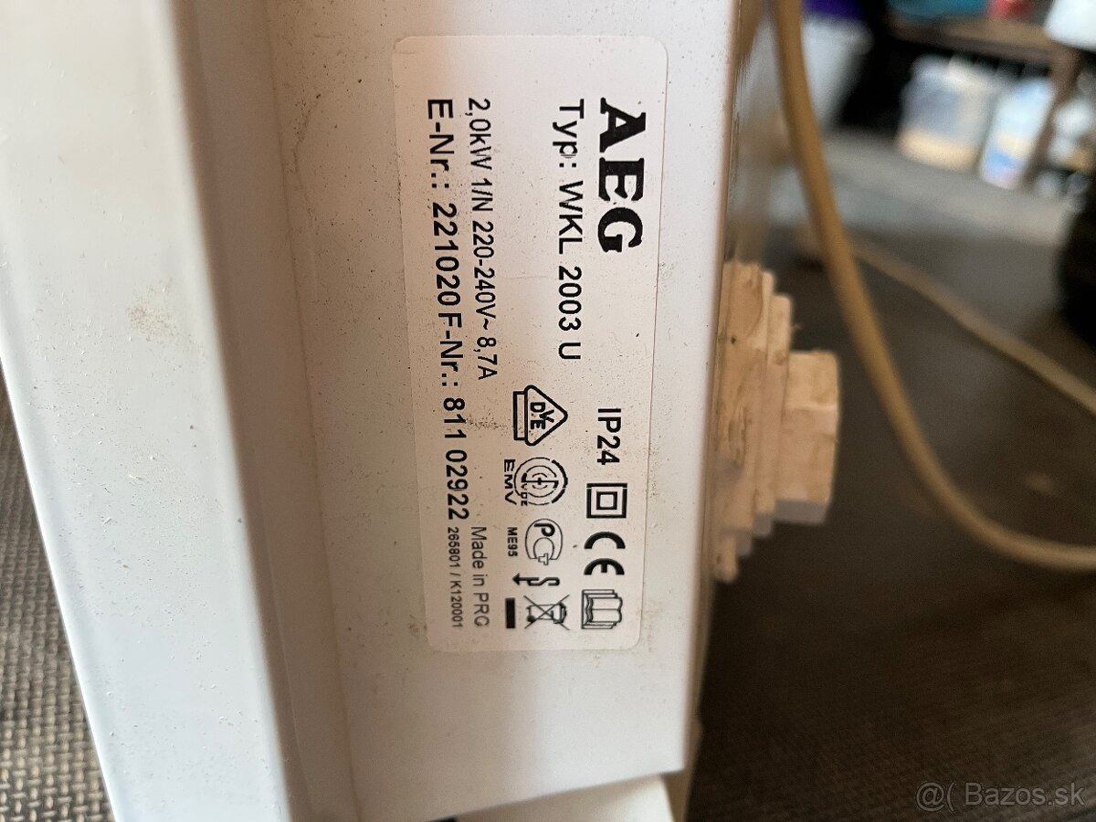 Elektrický ohrievač ( radiátor) AEG - 2
