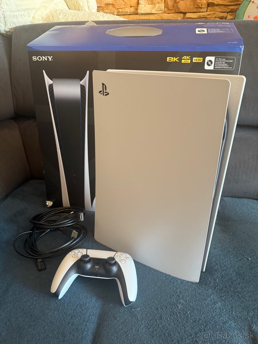 Playstation 5 digital , digitalna verzia 825gb Top stav - 2
